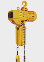 冠航環(huán)鏈電動(dòng)葫蘆用于倉庫裝卸零部件
